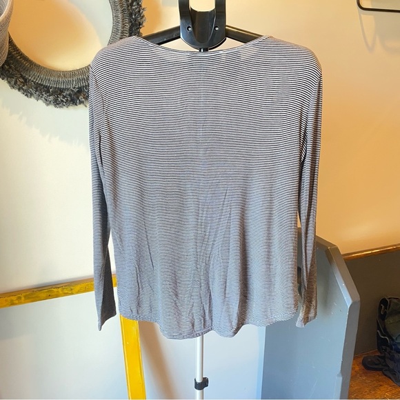 LOFT Striped Long Sleeve Top - Picture 1 of 5